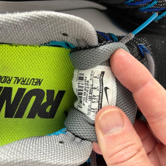 Nike Zoom Vomero 10 Running Shoes Gray/Blue Size 9 - Picture 10 of 10